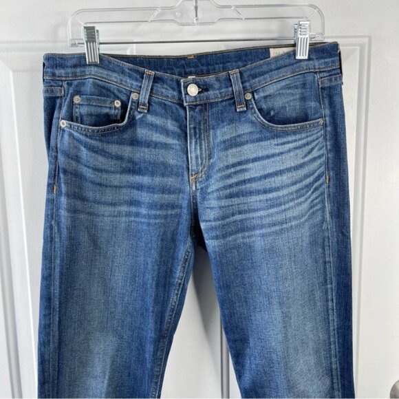 Rag & Bone The Dre Jeans. Style # W1590K510ND Cut #9456 Color Golden Size 27 - Picture 6 of 11